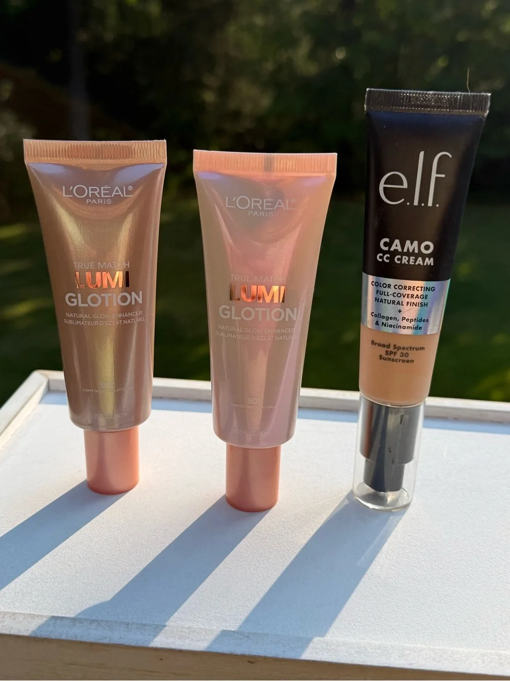 LOT OF L'OREAL TRUE MATCH LUMI GLOTION & E.L.F. CAMO CC CREAM